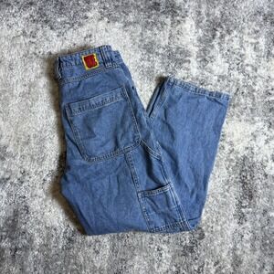 Empyre Loose Fit Carpenter Jeans Mens 28 Blue Double Knee Skate Denim Pants